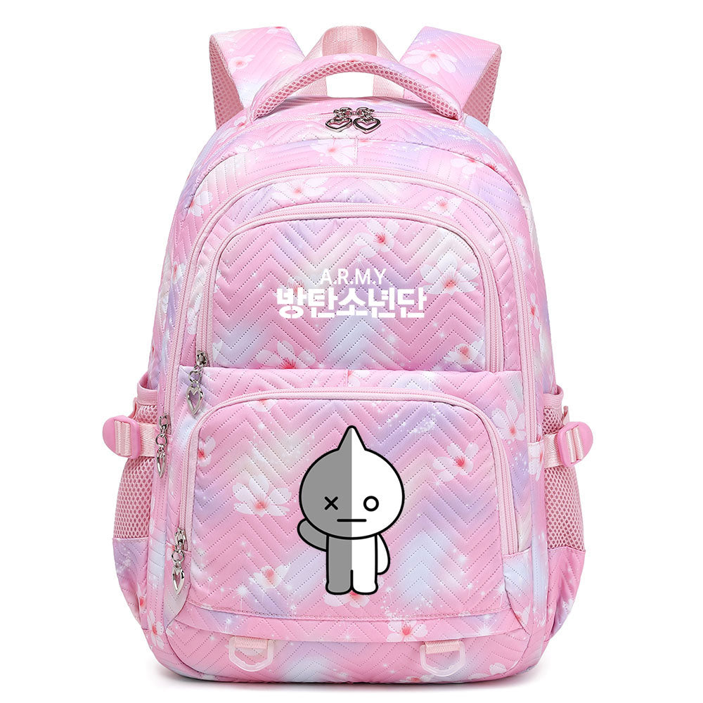 KPOP BTS VAN Waterproof Backpacks Kids School Bags Teenagers Backpack