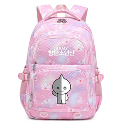 KPOP BTS VAN Waterproof Backpacks Kids School Bags Teenagers Backpack