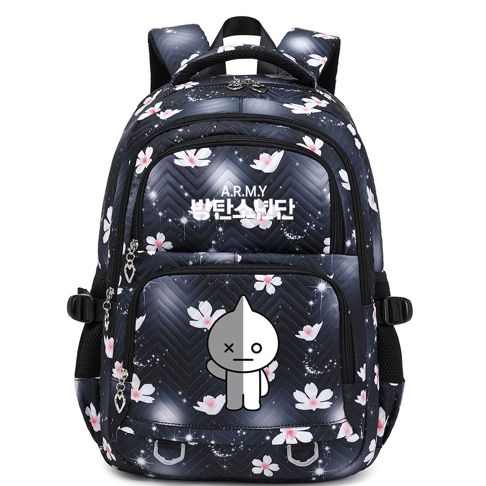 KPOP BTS VAN Waterproof Backpacks Kids School Bags Teenagers Backpack