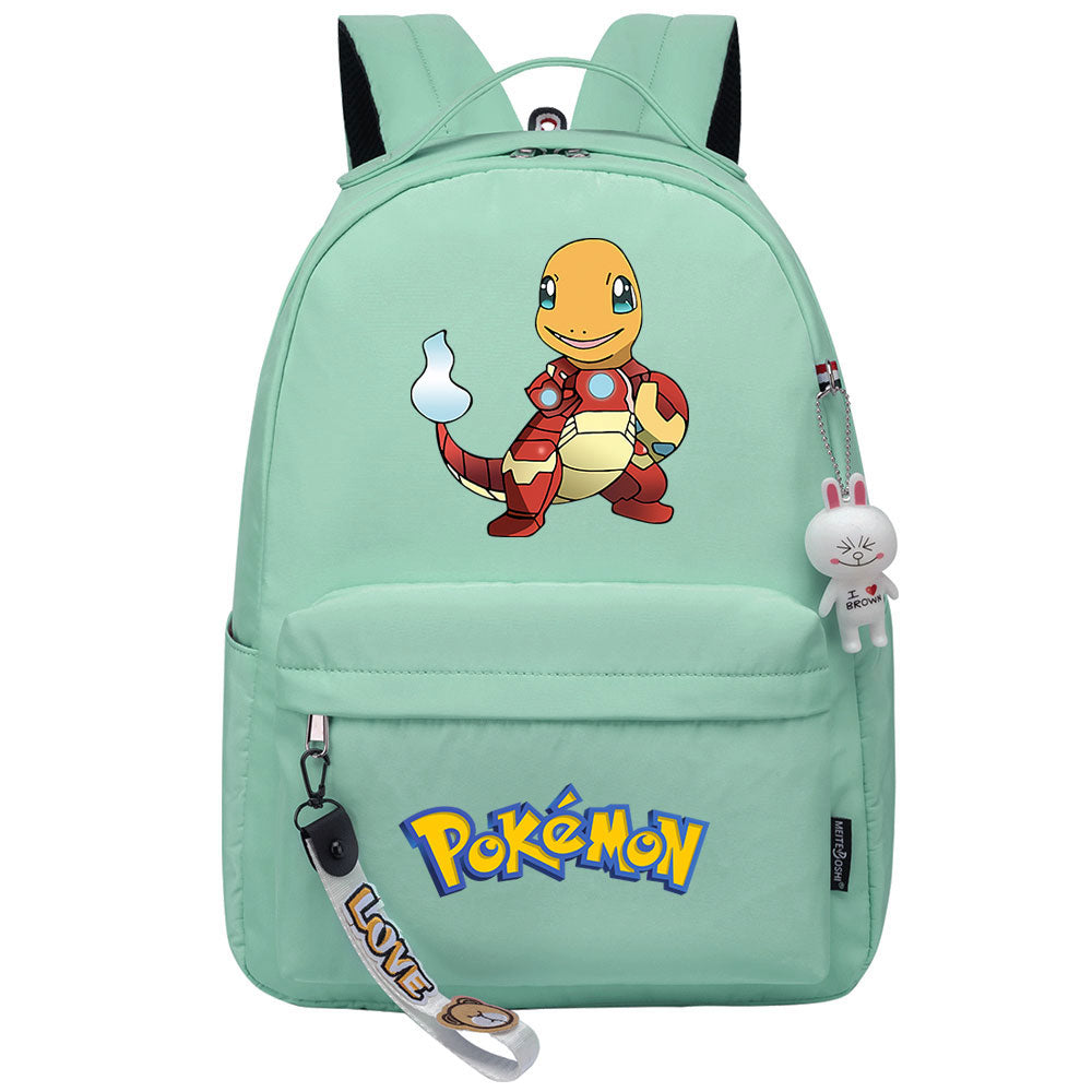 Pokemon Charmander Backpack Shoolbag Notebook Bag Gifts for Kids Students