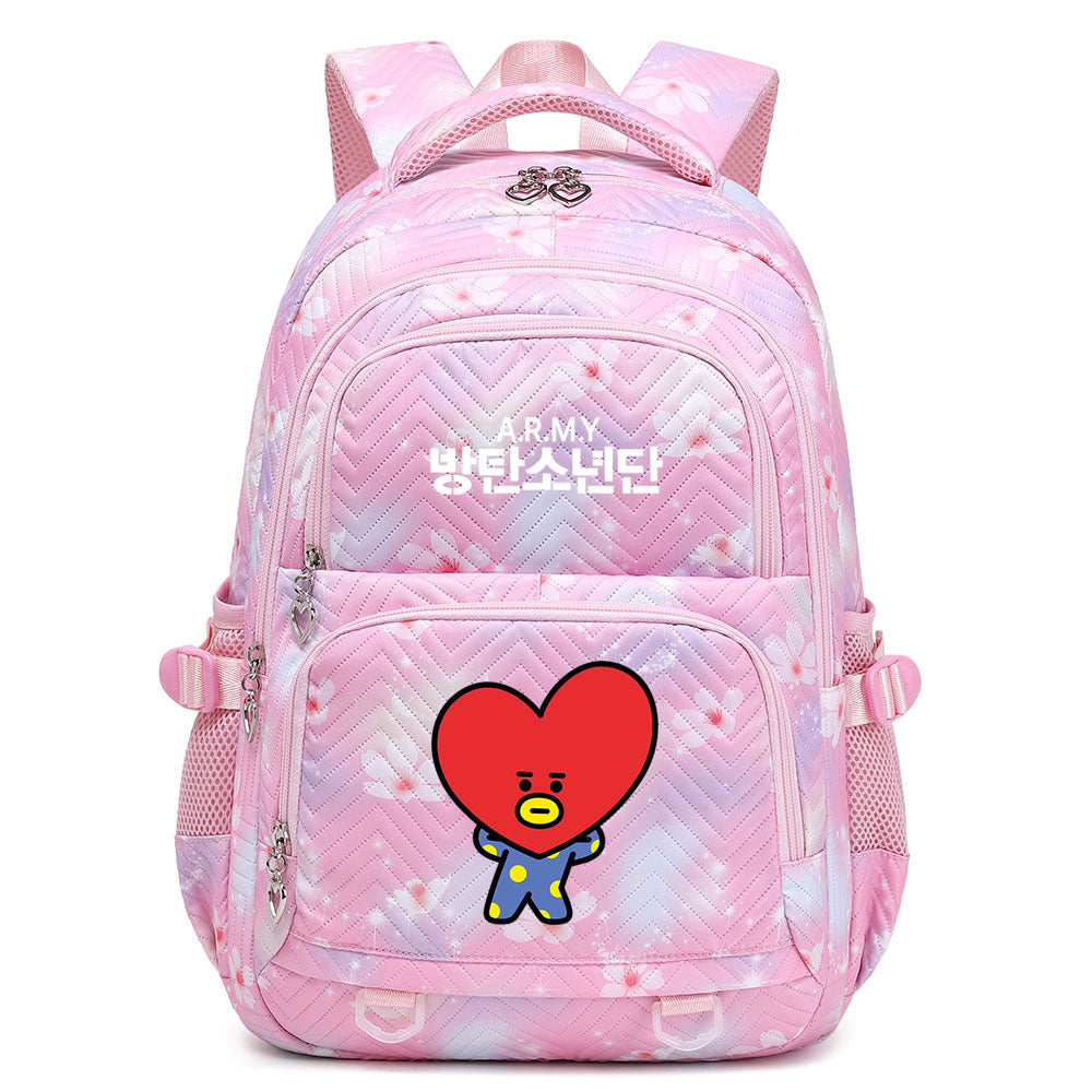 KPOP BTS TATA Waterproof Backpacks Kids School Bags Teenagers Backpack