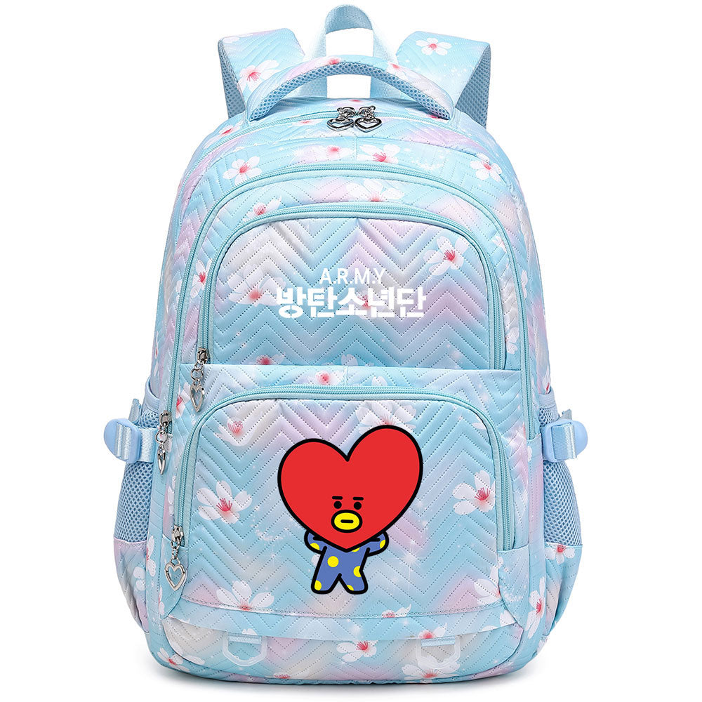 KPOP BTS TATA Waterproof Backpacks Kids School Bags Teenagers Backpack