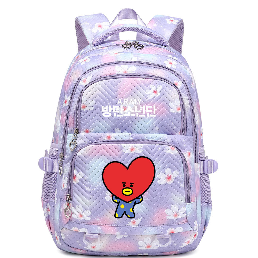 KPOP BTS TATA Waterproof Backpacks Kids School Bags Teenagers Backpack