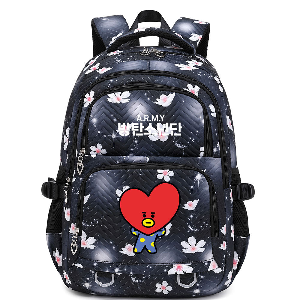 KPOP BTS TATA Waterproof Backpacks Kids School Bags Teenagers Backpack