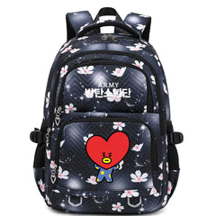 KPOP BTS TATA Waterproof Backpacks Kids School Bags Teenagers Backpack