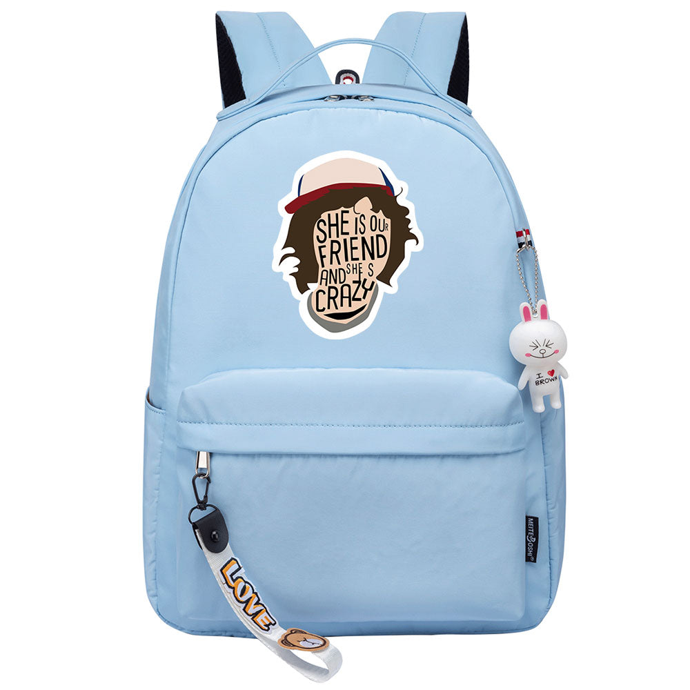 Strangers Things Dustin Henderson Cosplay Backpack School Bag Water Proof