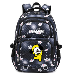 KPOP BTS Chimmy Waterproof Backpacks Kids School Bags Teenagers Backpack