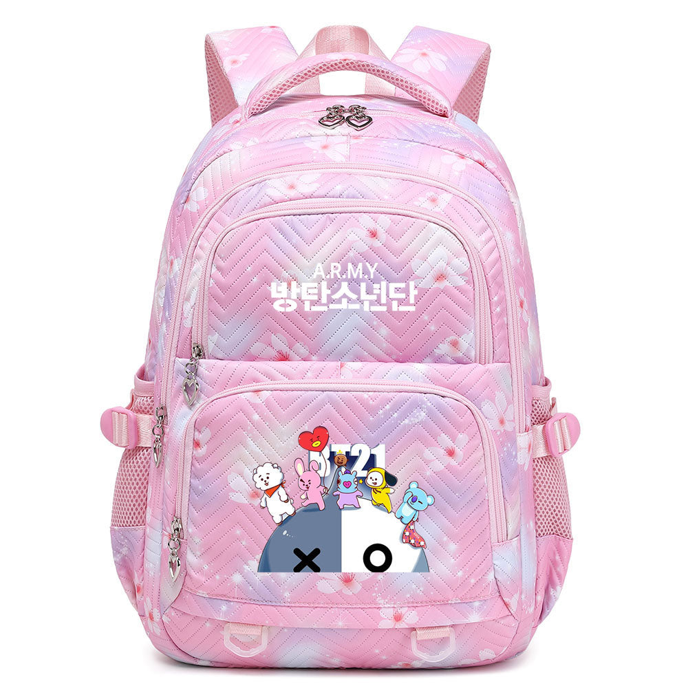 KPOP BTS VAN Waterproof Backpacks Kids School Bags Teenagers Backpack