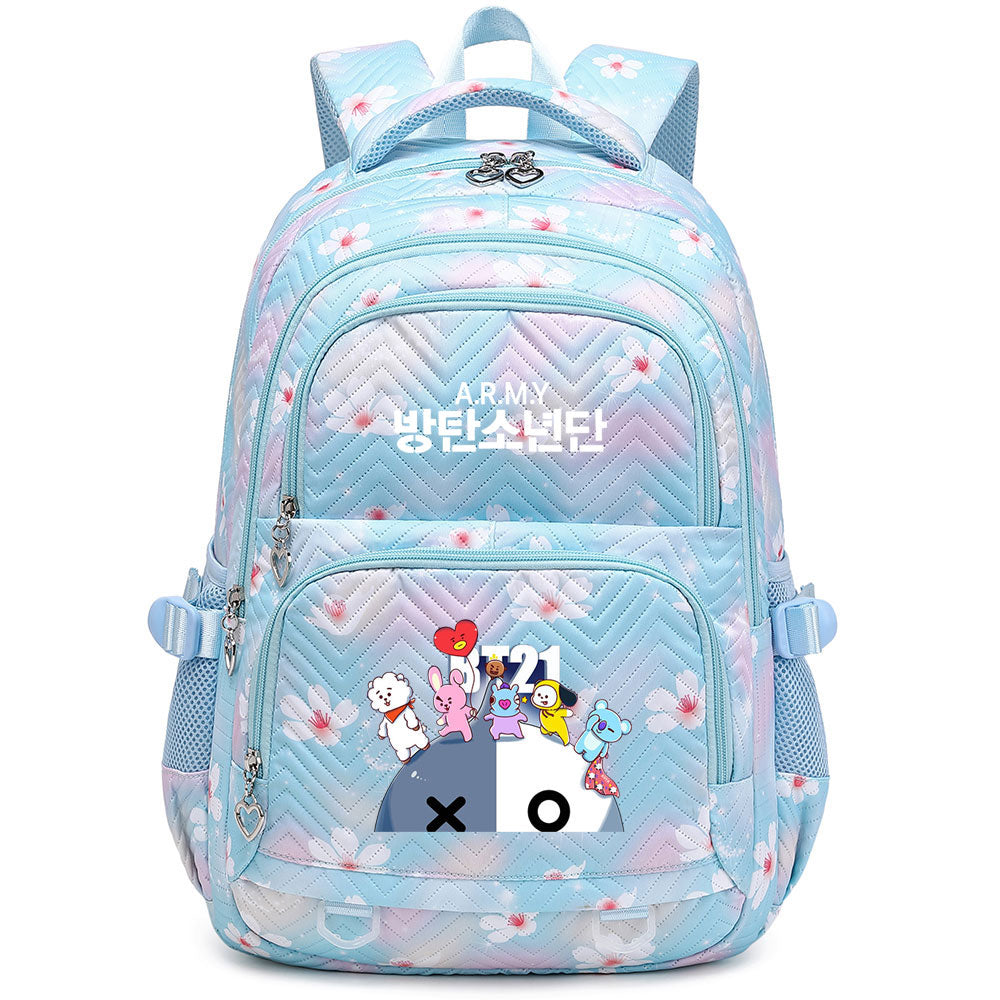 KPOP BTS VAN Waterproof Backpacks Kids School Bags Teenagers Backpack