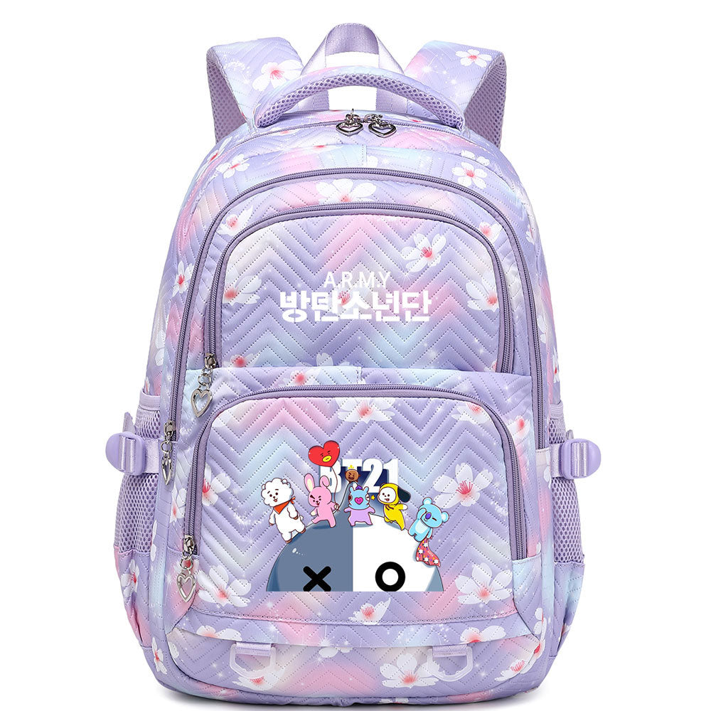 KPOP BTS VAN Waterproof Backpacks Kids School Bags Teenagers Backpack