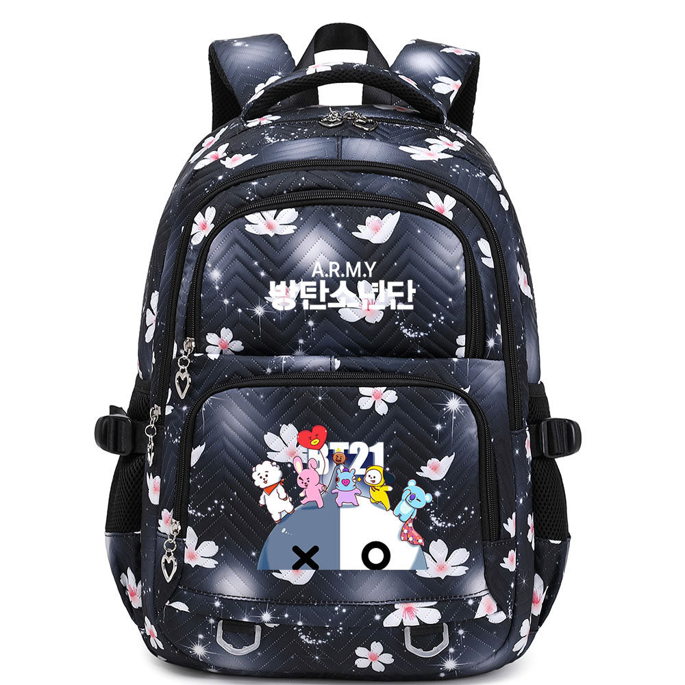 KPOP BTS VAN Waterproof Backpacks Kids School Bags Teenagers Backpack