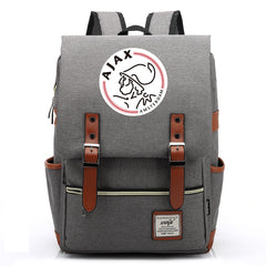 Amsterdamsche Football Club Canvas Travel Backpack School Book Bag