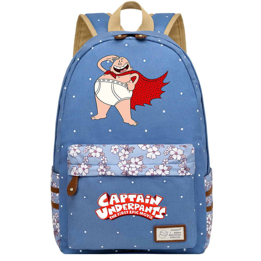 Captain Underpants Fashion Canvas Travel Backpack School Bag