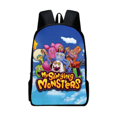 My Singing Monsters  Backpack School Sports Bag for Kids Boy Girl