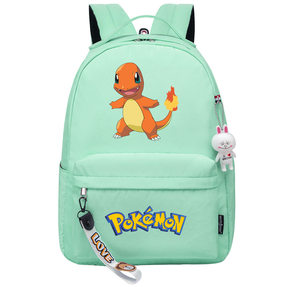 Pokemon Charmander Backpack Shoolbag Notebook Bag Gifts for Kids Students