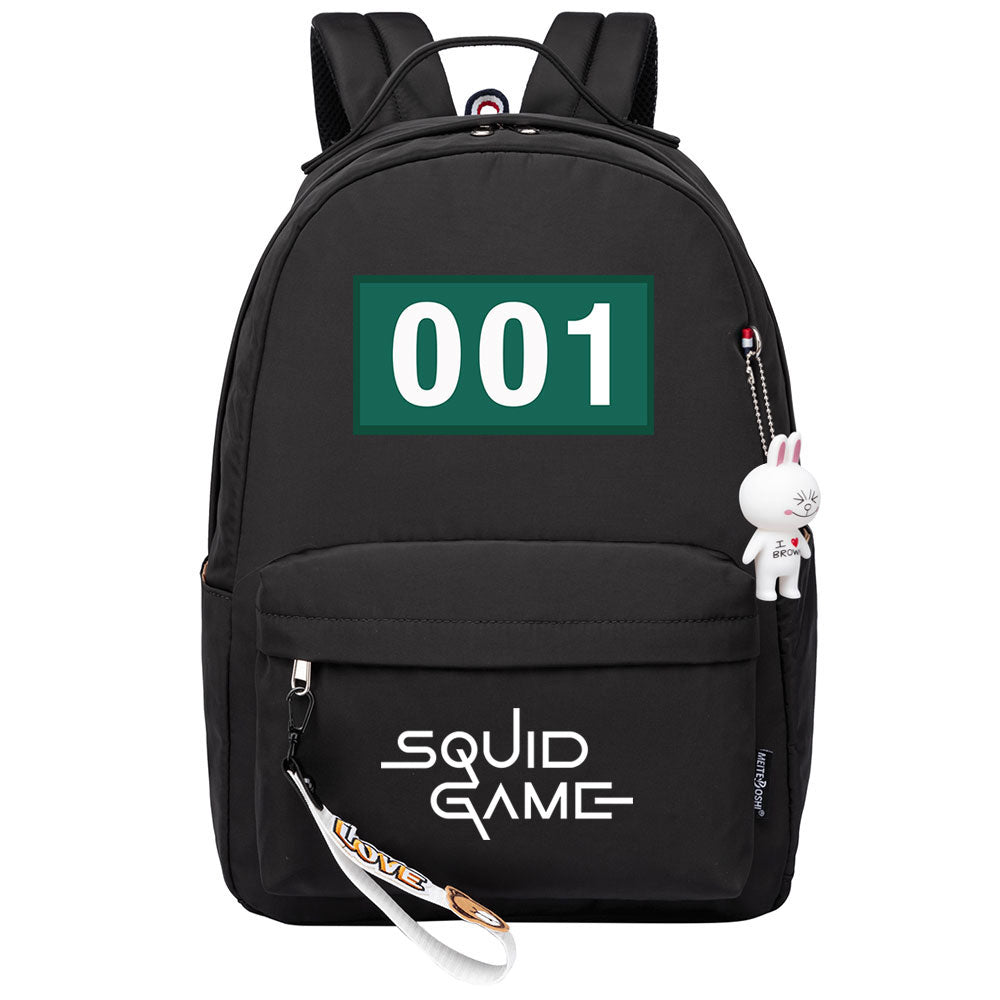 Squid Game Backpack Shoolbag Notebook Bag Gifts for Kids Students