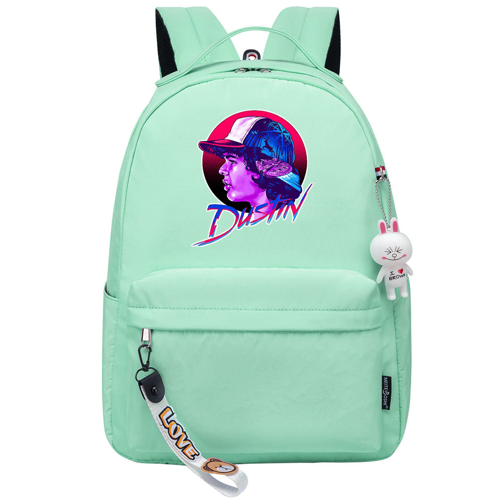 Strangers Things Dustin Henderson Cosplay Backpack School Bag Water Proof
