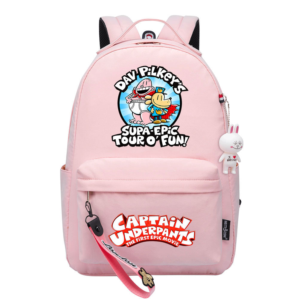 Captain Underpants Backpack Shoolbag Notebook Bag Gifts for Kids Students