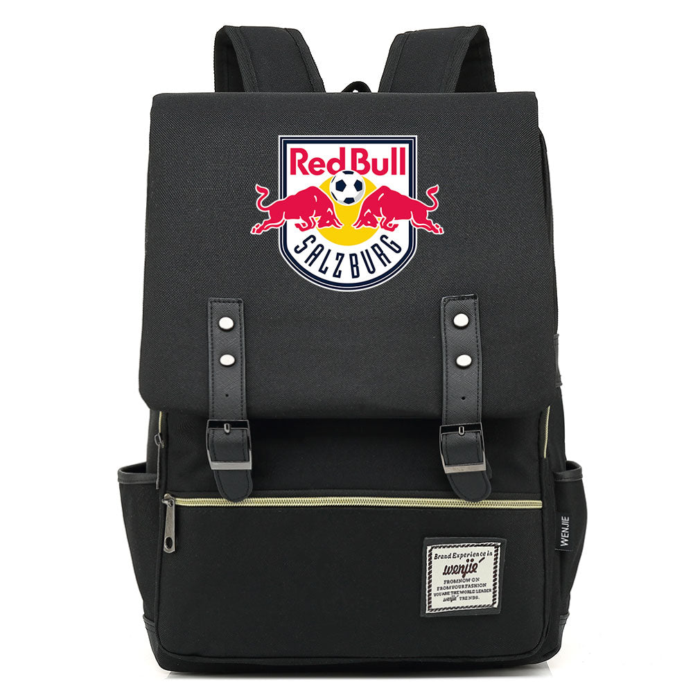 Salzburg Football Club Canvas Travel Backpack School Book Bag