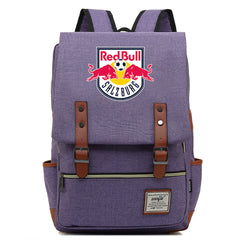 Salzburg Football Club Canvas Travel Backpack School Book Bag
