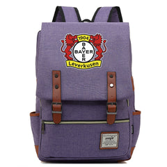 Bayer 04 Leverkusen Football Club Canvas Travel Backpack School Book Bag