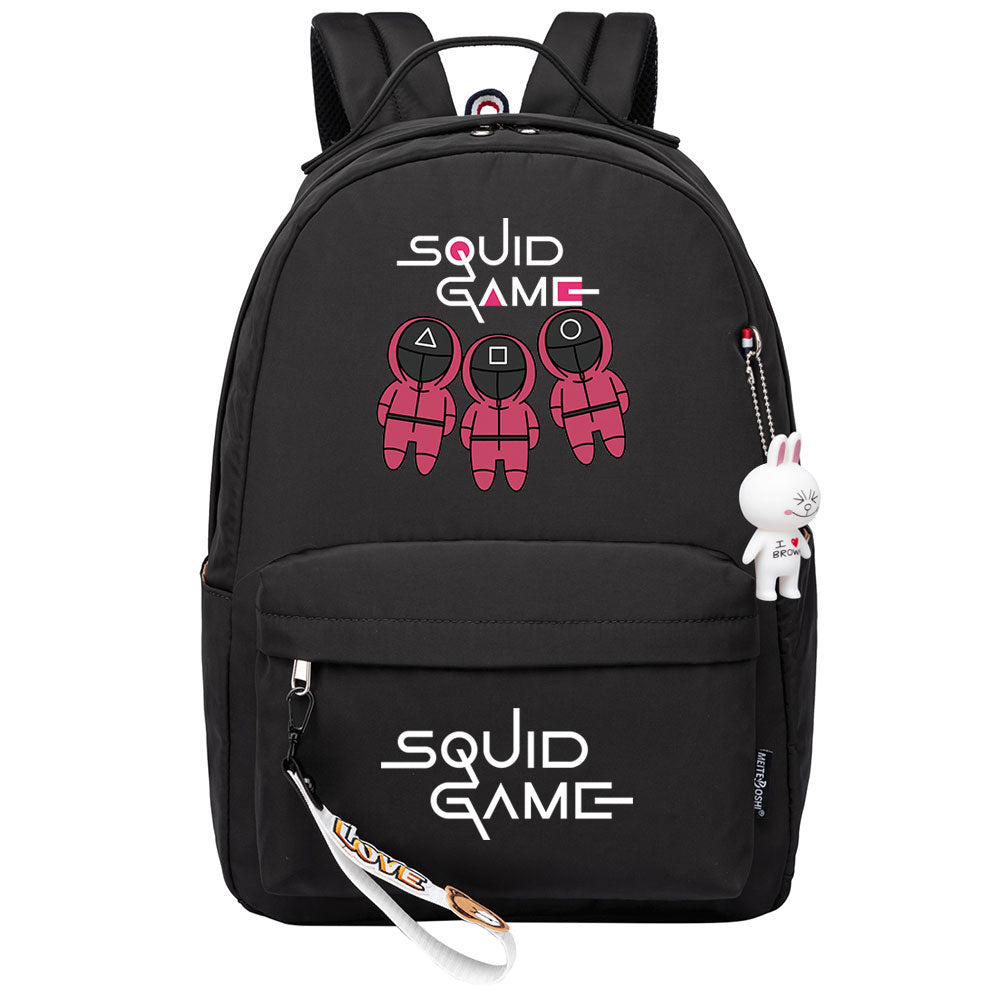 Squid Game Backpack Shoolbag Notebook Bag Gifts for Kids Students