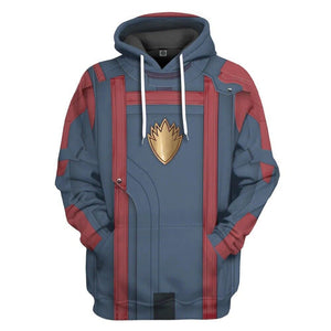 Guardians of the Galaxy 3 Star Lord Peter Quill Cosplay Hoodie Sweatshirt Sweater Unisex Zipper Jacket Coat