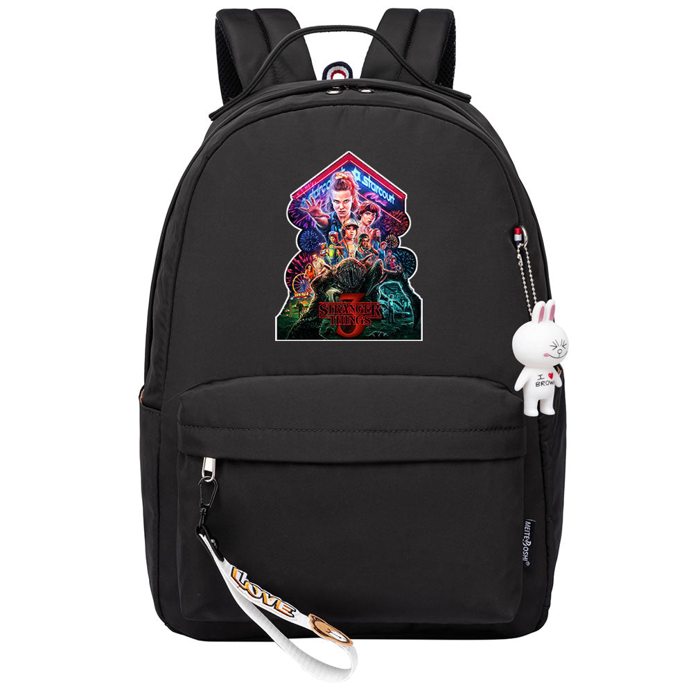 Strangers Things El Cosplay Backpack School Bag Water Proof