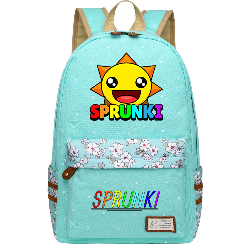 Sprunki Fashion Canvas Travel Backpack School Bag