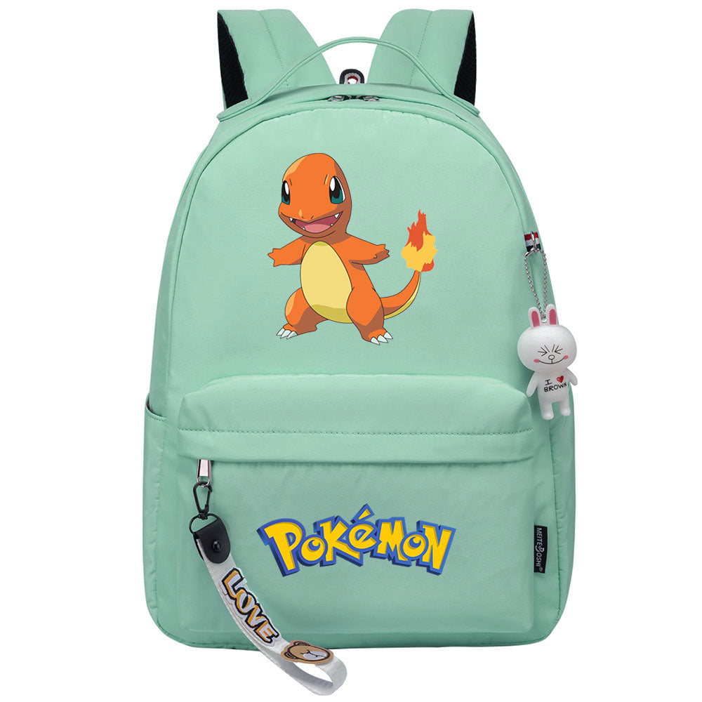 Pokemon Charmander Backpack Shoolbag Notebook Bag Gifts for Kids Students