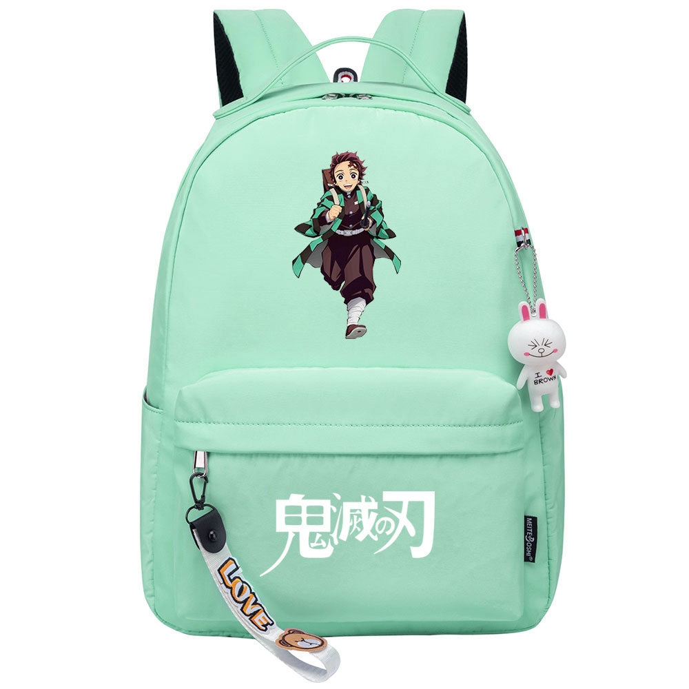 Demon Slayer Kimetsu No Yaiba Kamado Tanjiro Cosplay Backpack School Bag Water Proof