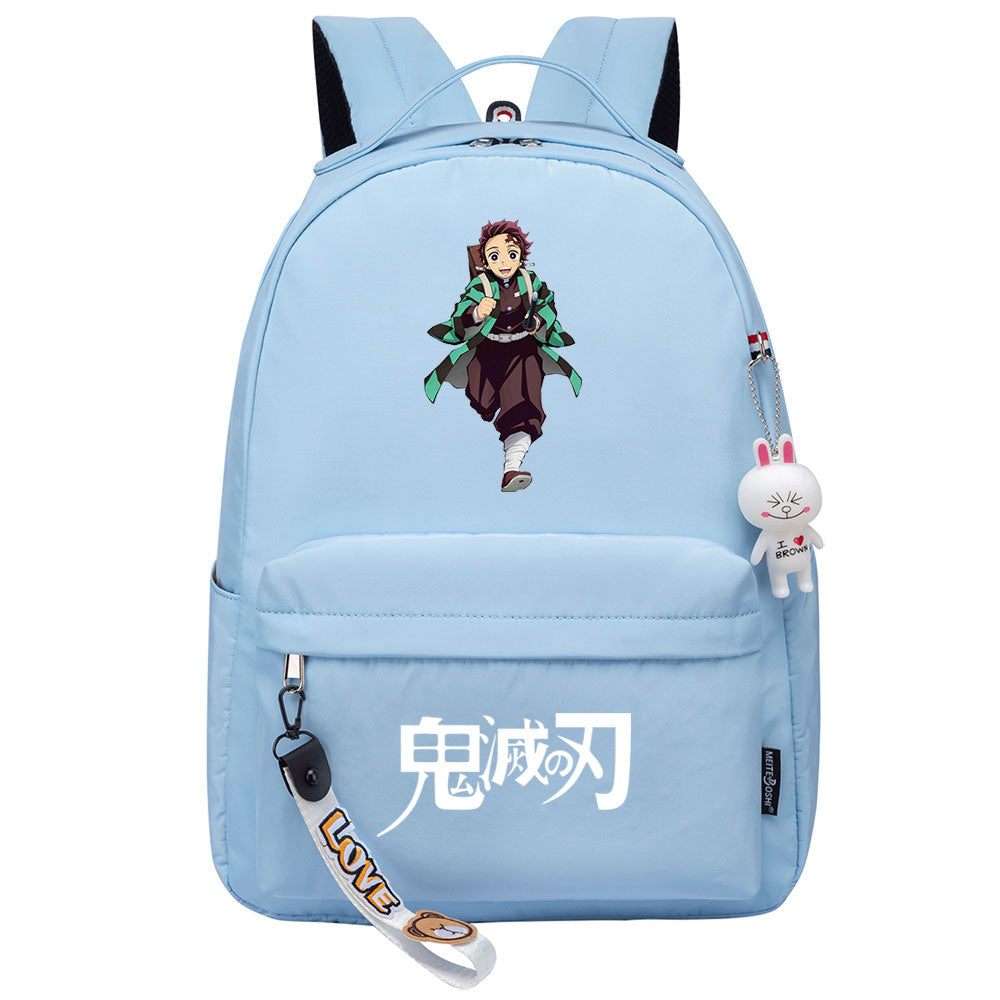 Demon Slayer Kimetsu No Yaiba Kamado Tanjiro Cosplay Backpack School Bag Water Proof