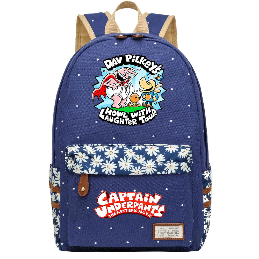 Captain Underpants Fashion Canvas Travel Backpack School Bag