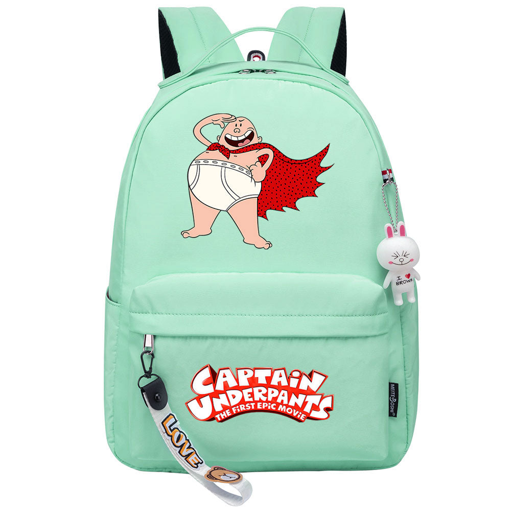 Captain Underpants Backpack Shoolbag Notebook Bag Gifts for Kids Students