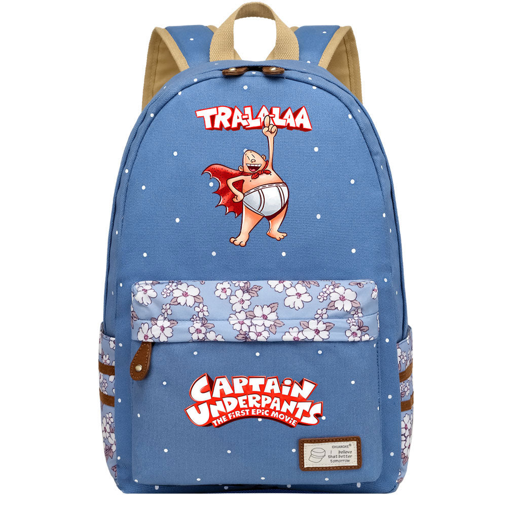 Captain Underpants Fashion Canvas Travel Backpack School Bag