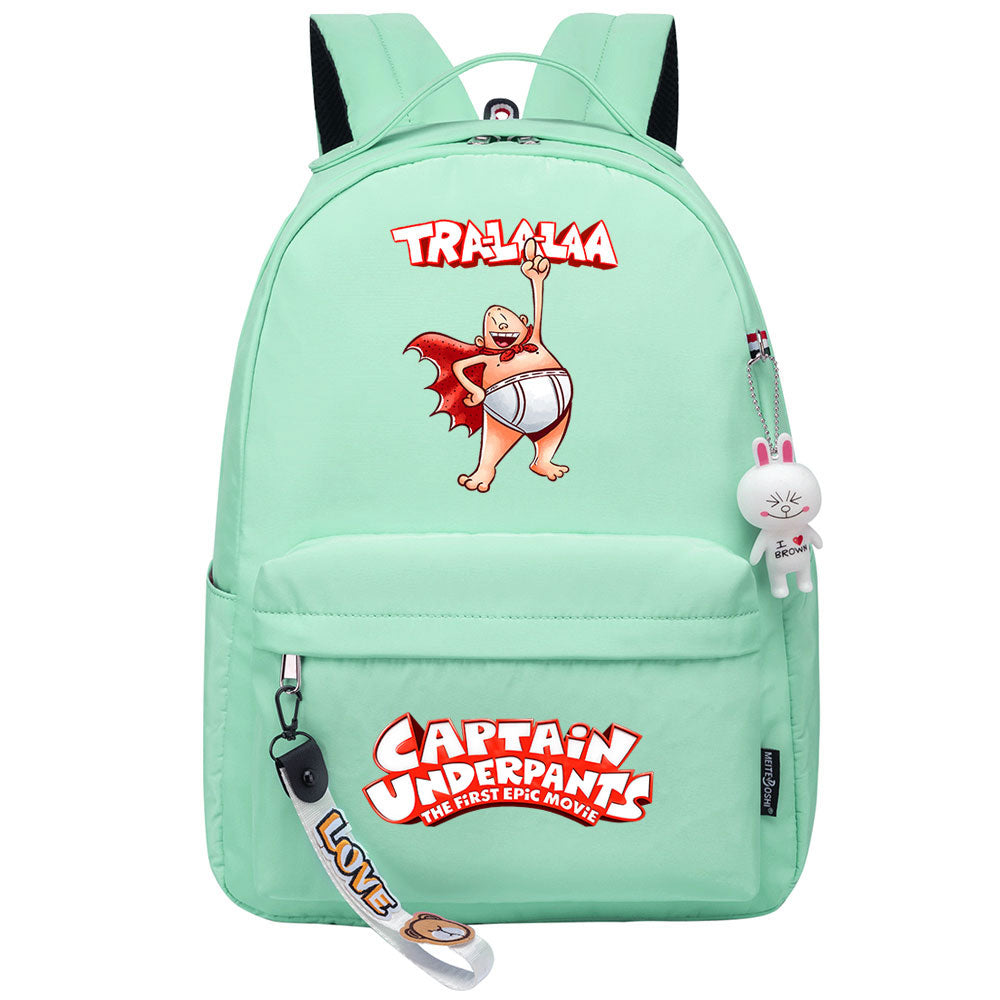 Captain Underpants Backpack Shoolbag Notebook Bag Gifts for Kids Students
