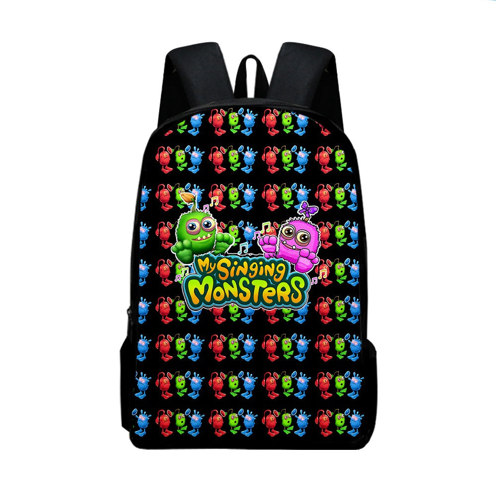 My Singing Monsters  Backpack School Sports Bag for Kids Boy Girl