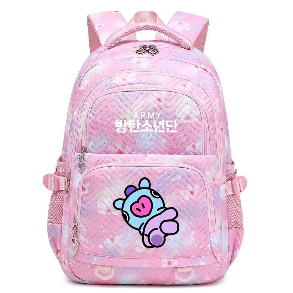 KPOP BTS Mang Waterproof Backpacks Kids School Bags Teenagers Backpack