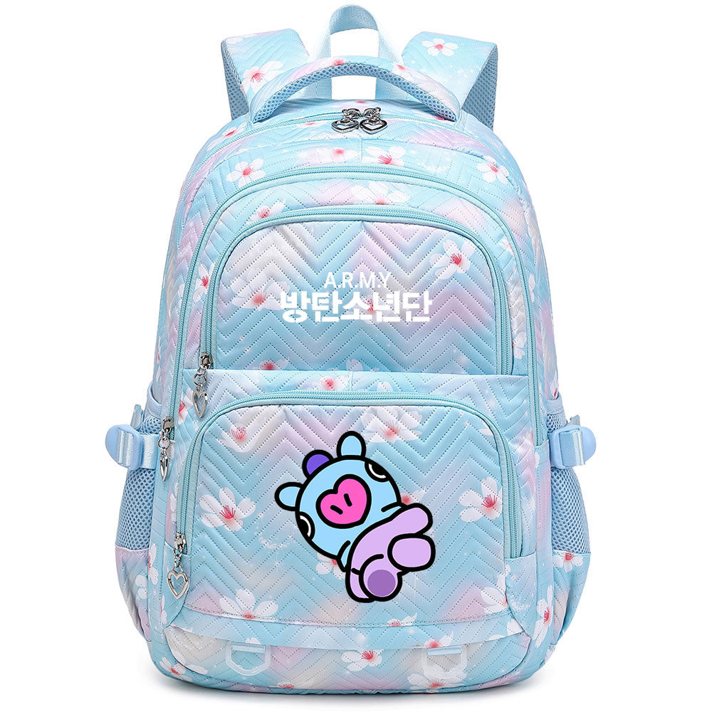 KPOP BTS Mang Waterproof Backpacks Kids School Bags Teenagers Backpack