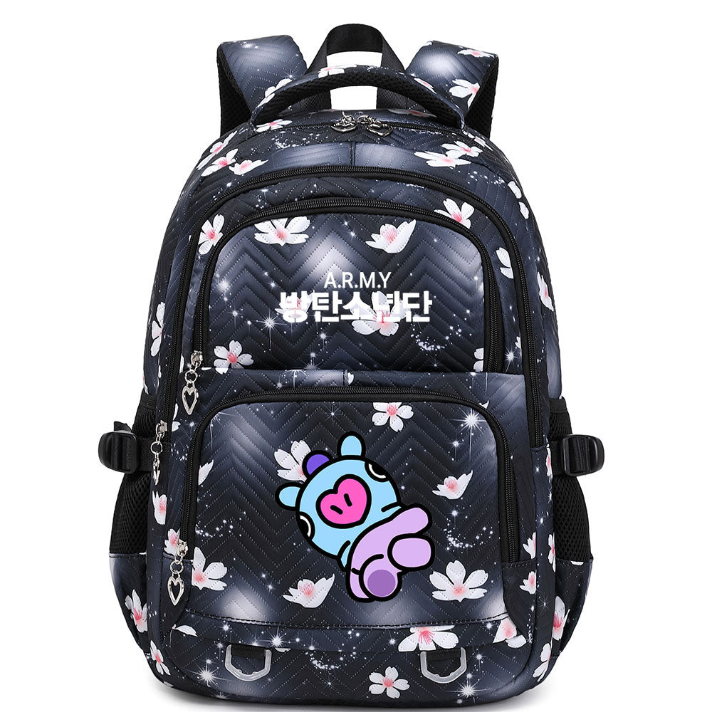 KPOP BTS Mang Waterproof Backpacks Kids School Bags Teenagers Backpack