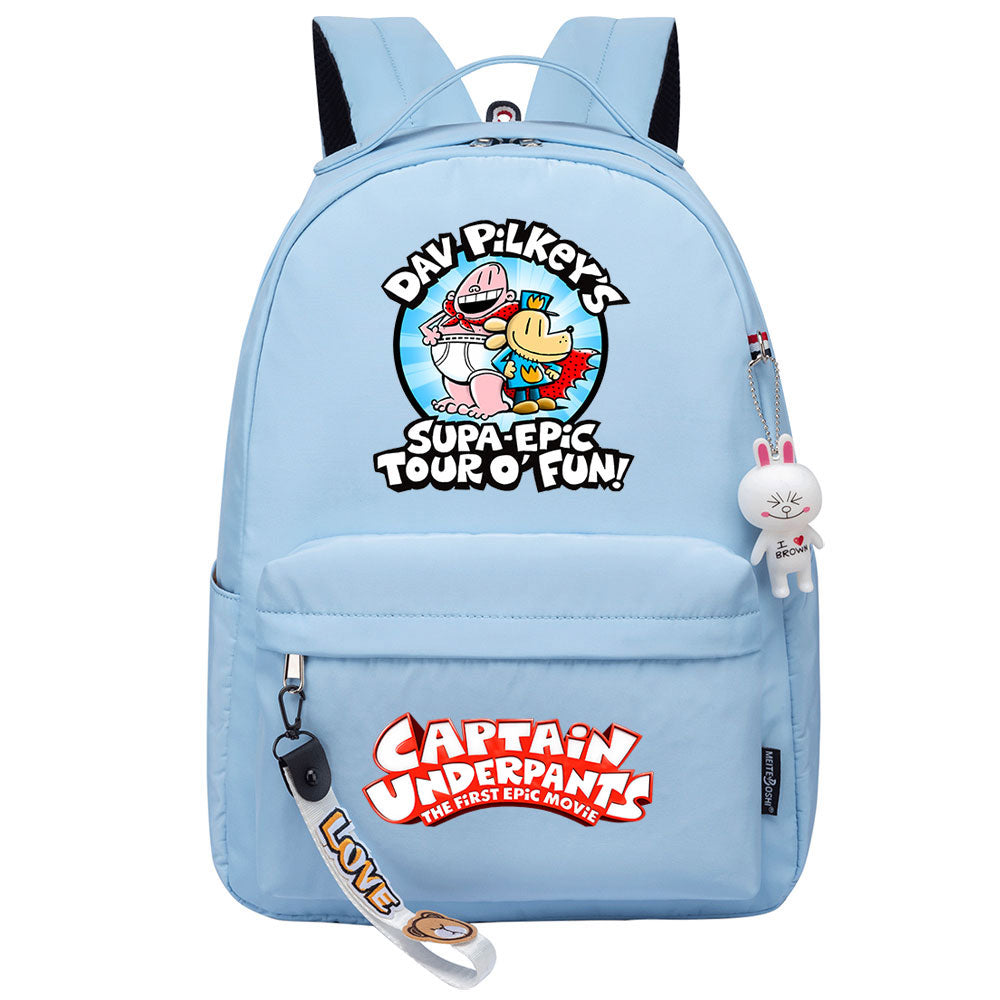 Captain Underpants Backpack Shoolbag Notebook Bag Gifts for Kids Students