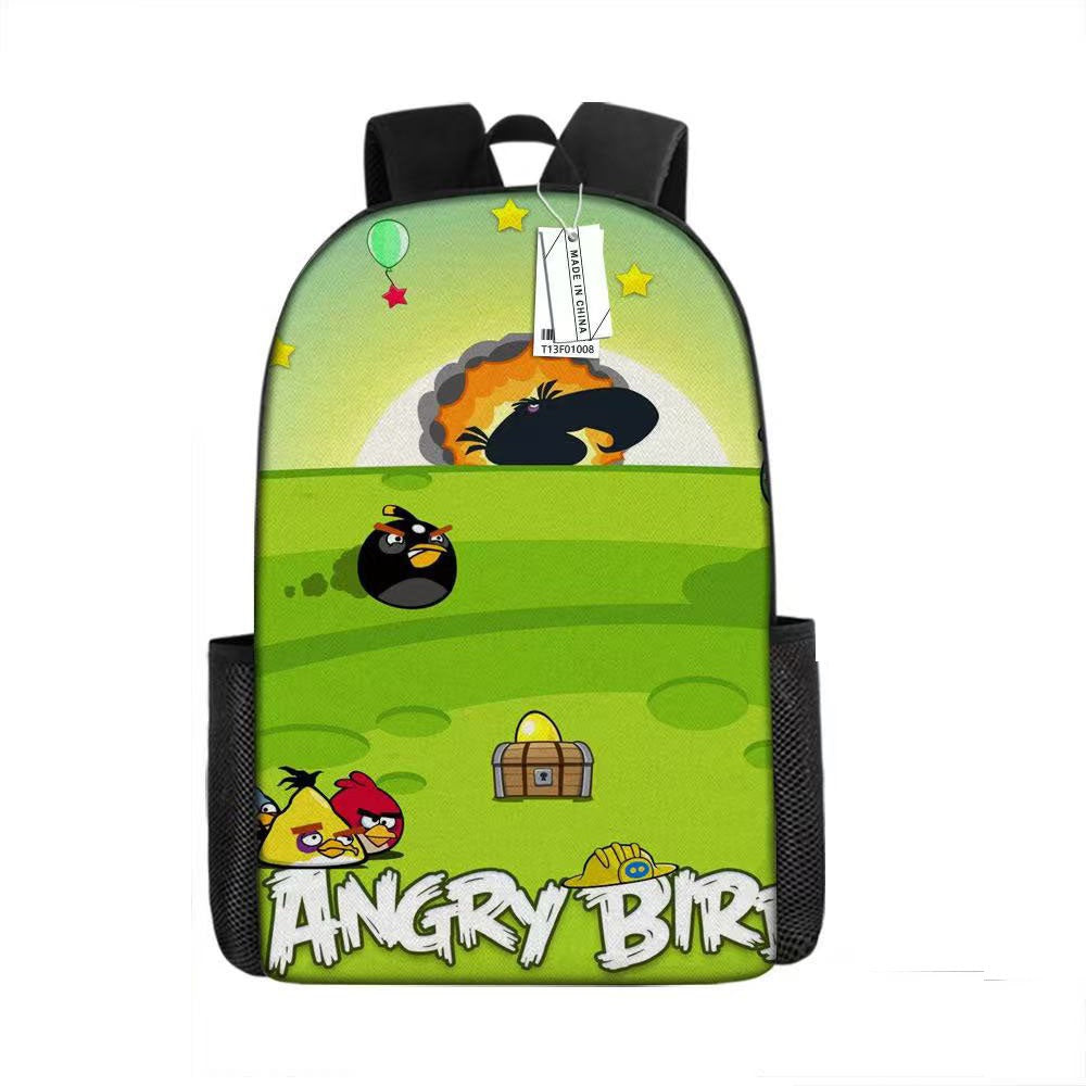 Angry Birds Backpack School Sports Bag