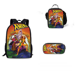 X-Men 97 Season 1 Schoolbag Backpack Lunch Bag Pencil Case 3pcs Set Gift for Kids Students