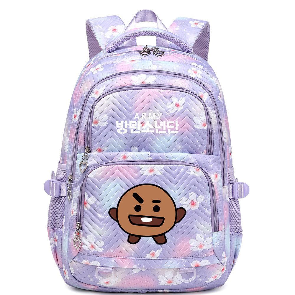KPOP BTS Shooky Waterproof Backpacks Kids School Bags Teenagers Backpack