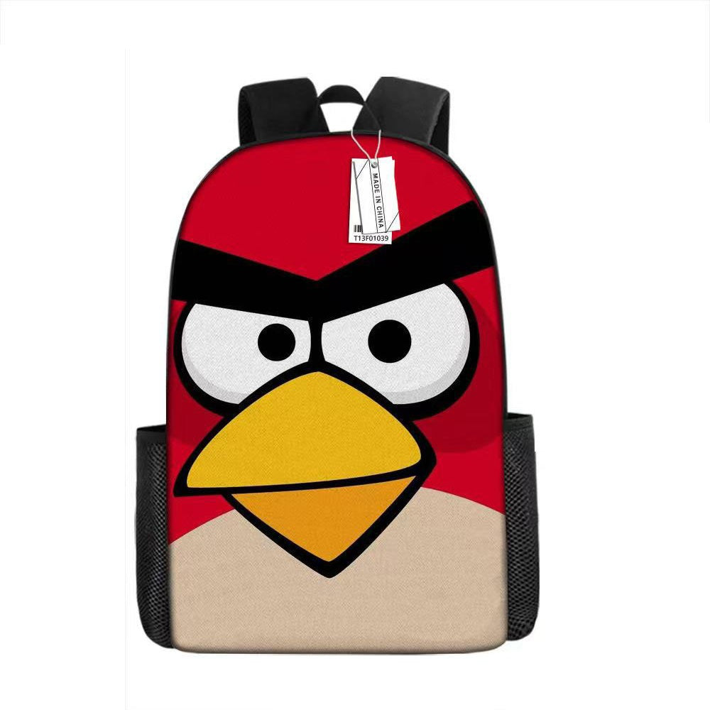 Angry Birds Backpack School Sports Bag