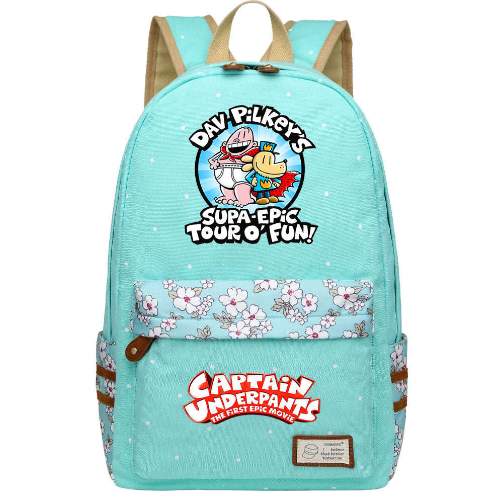 Captain Underpants Fashion Canvas Travel Backpack School Bag
