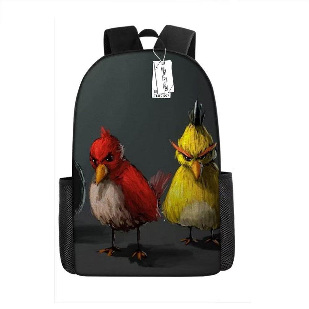 Angry Birds Backpack School Sports Bag