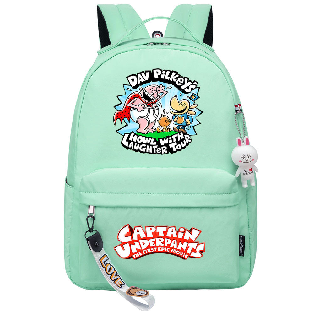 Captain Underpants Backpack Shoolbag Notebook Bag Gifts for Kids Students