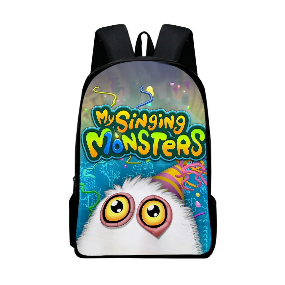 My Singing Monsters  Backpack School Sports Bag for Kids Boy Girl
