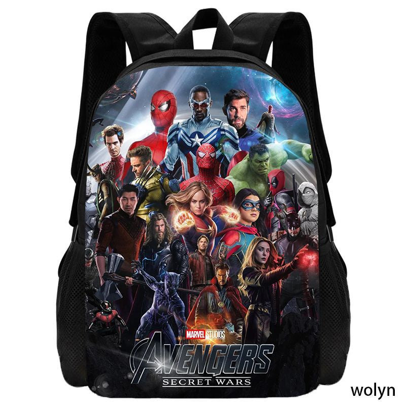 Word War Hulk Backpack School Sports Bag for Kids Boy Girl Kindergarten